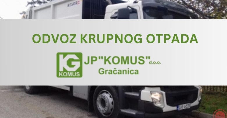 odvoz krupnog otpada iz mjesnih zajednica gornji doborovci, doborovci i vranovići – .