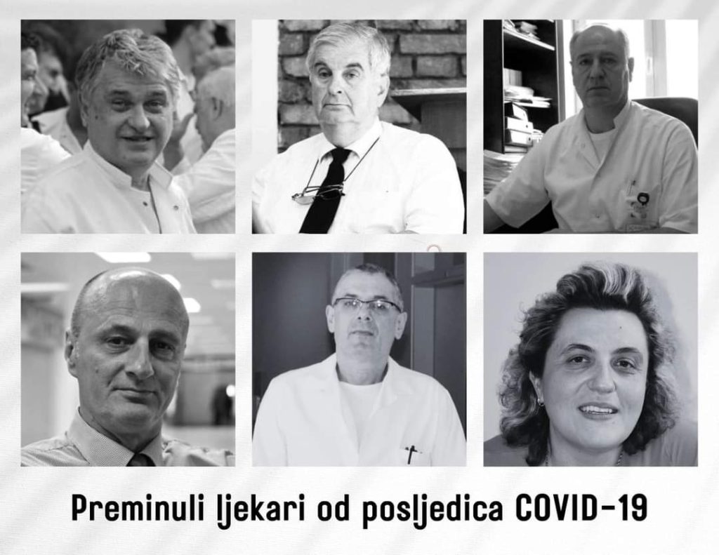 Sjećanje na ljekare UKC Tuzla preminule od posljedica COVID-19 sjećanje na ljekare ukc tuzla preminule od posljedica covid-19
