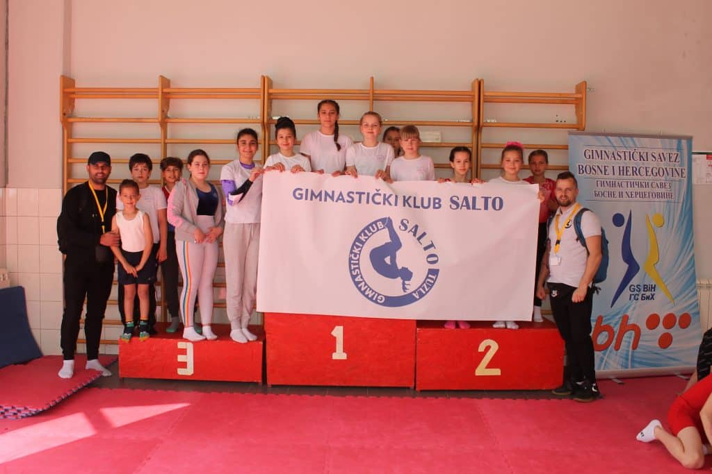 posjetite gimnastički klub salto u tuzli: upis u toku za djecu od 2 do 12 godina