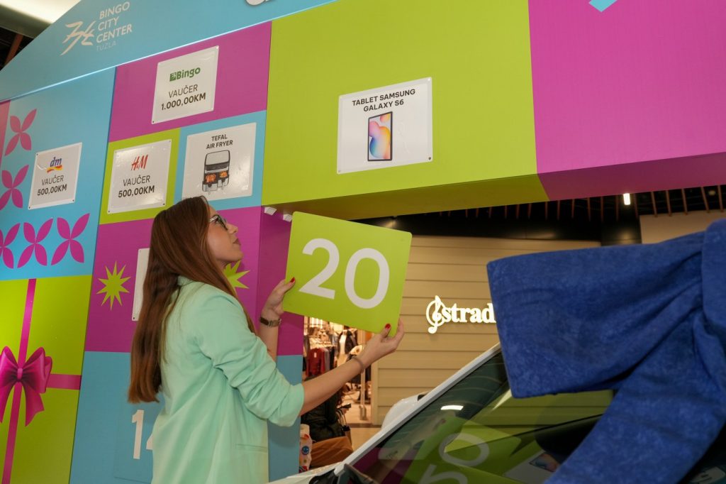 Bingo City Centar Tuzla poklonio automobil povodom osmog rođendana