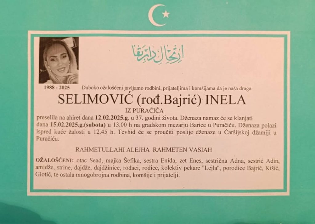 U Kalesiji danas Dan žalosti zbog dvostrukog ubistva U Kalesiji danas Dan žalosti zbog dvostrukog ubistva