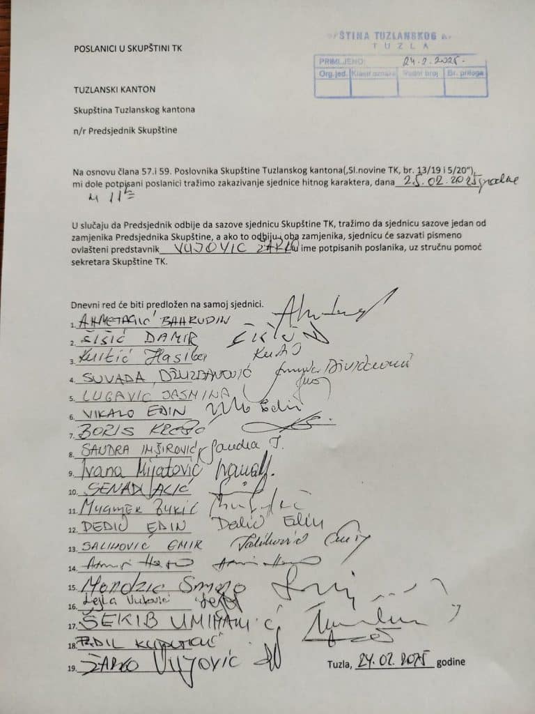 SDA i DF vraćaju vlast u TK, formirana nova skupštinska većina SDA i DF vraćaju vlast u TK, formirana nova skupštinska većina