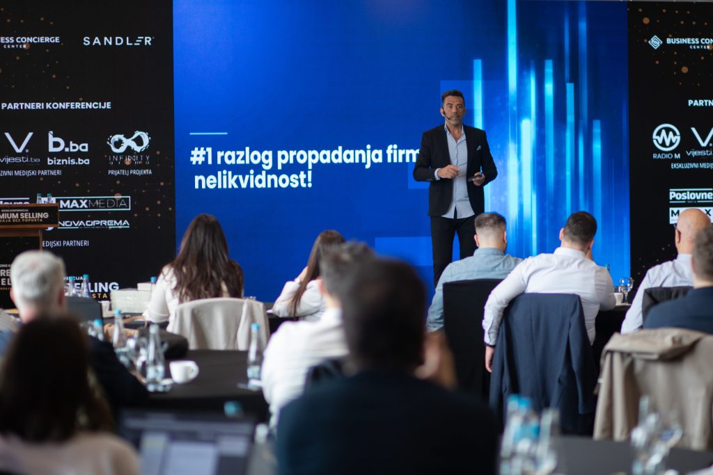 Održana PREMIUM SELLING konferencija sa Draganom Vojvodićem Sandlerom– dva dana vrhunskog prodajnog treninga u Sarajevu Održana PREMIUM SELLING konferencija sa Draganom Vojvodićem Sandlerom– dva dana vrhunskog prodajnog treninga u Sarajevu