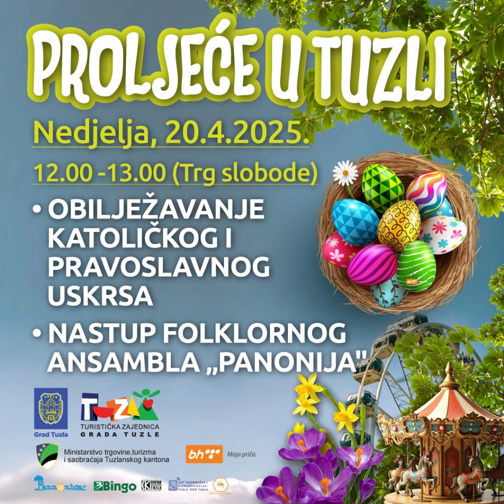 Proljeće u Tuzli: Ovaj vikend na Trgu slobode zajedničko obilježavanje Uskrsa Proljeće u Tuzli: Ovaj vikend na Trgu slobode zajedničko obilježavanje Uskrsa